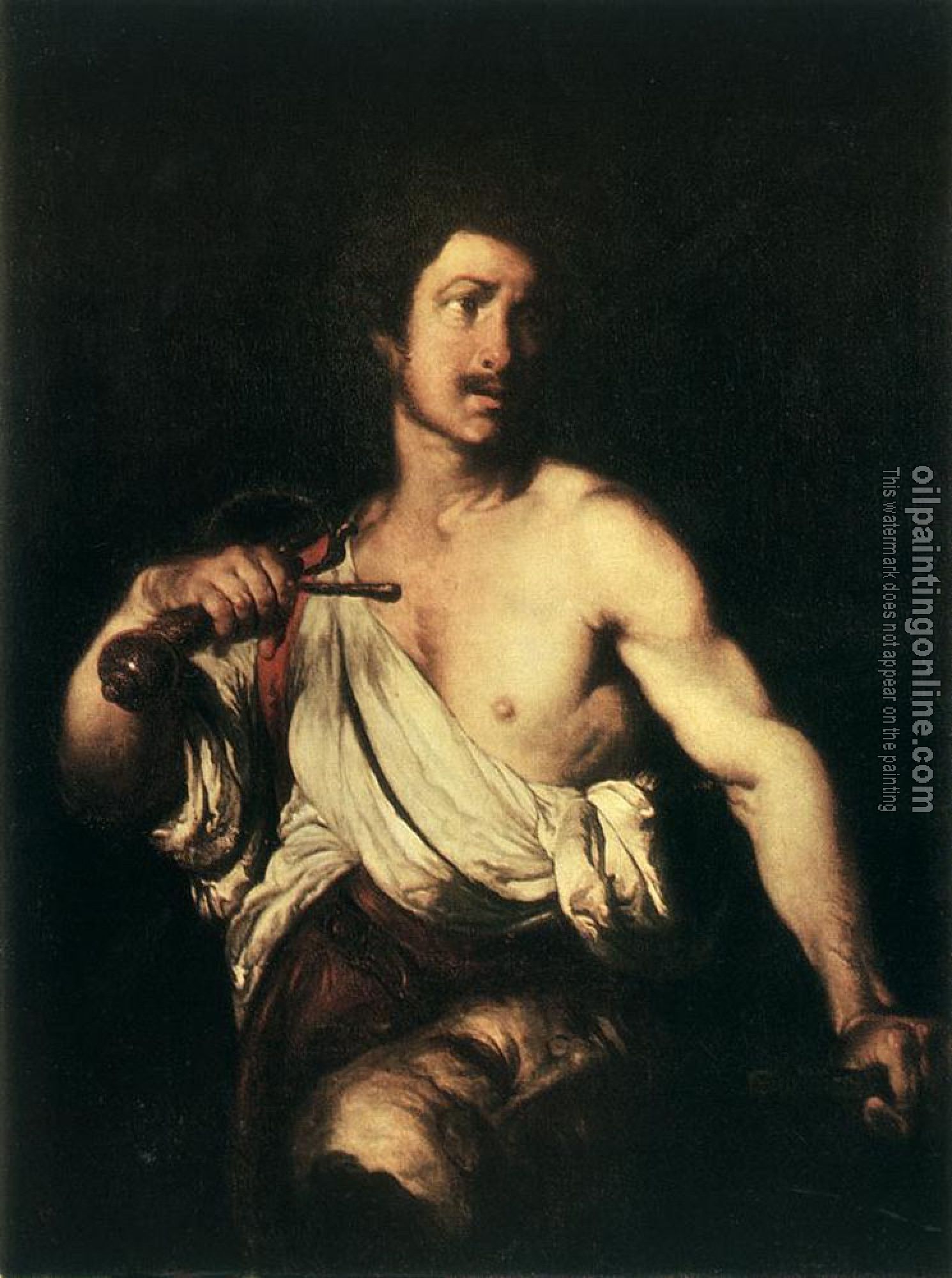 Strozzi, Bernardo - David with the Head of Goliath